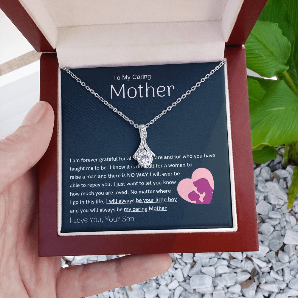 To My Loving Mother - You are my sunshine, I will always be your little boy (Limited Time Offer) - Alluring Beauty Necklace