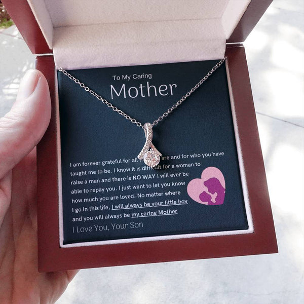 To My Loving Mother - You are my sunshine, I will always be your little boy (Limited Time Offer) - Alluring Beauty Necklace