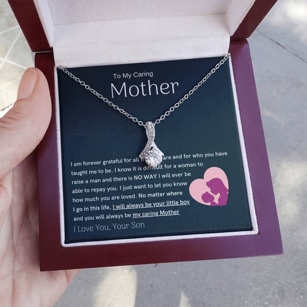 To My Loving Mother - You are my sunshine, I will always be your little boy (Limited Time Offer) - Alluring Beauty Necklace