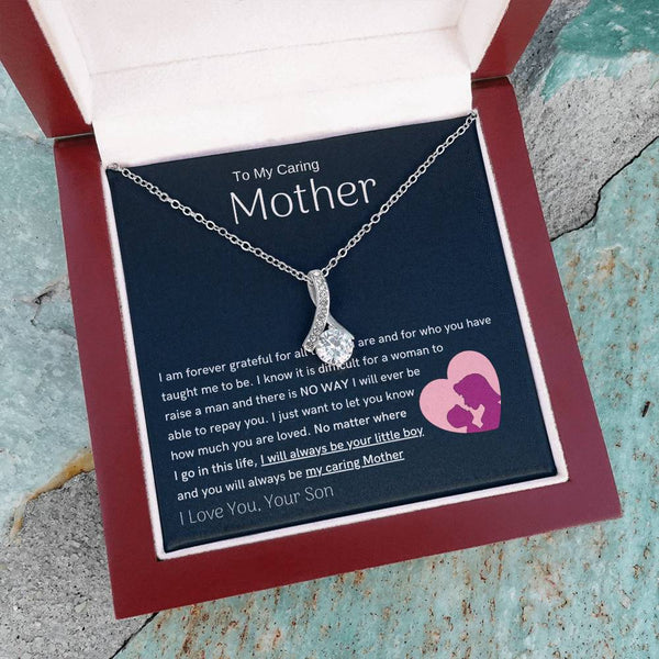 To My Loving Mother - You are my sunshine, I will always be your little boy (Limited Time Offer) - Alluring Beauty Necklace