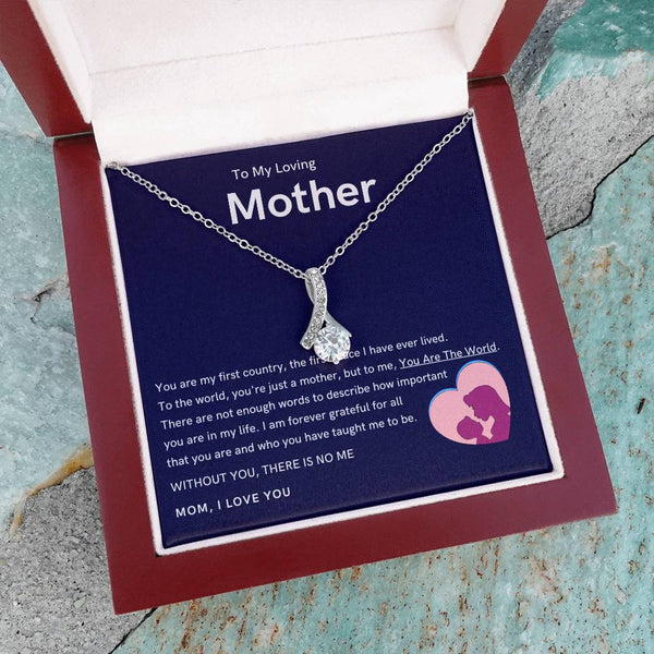 To My Loving Mother - Without You, There Is No Me (Limited Time Offer) - Alluring Beauty Necklace