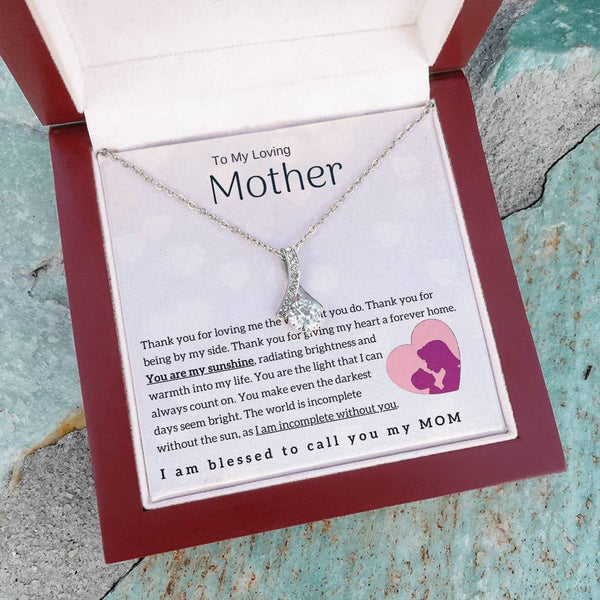 To My Loving Mother - You are my sunshine! (Limited Time Offer) - Alluring Beauty Necklace