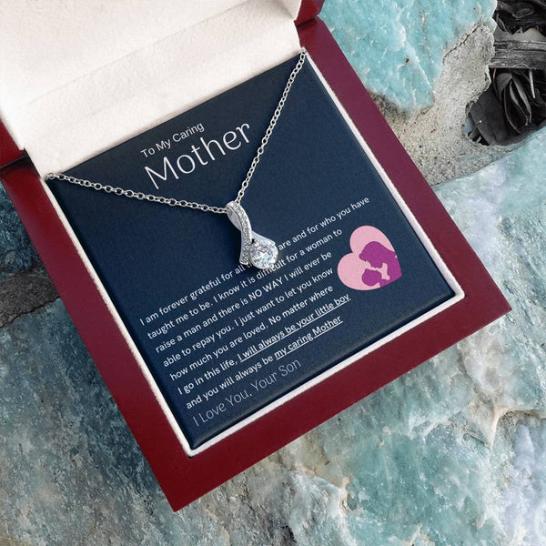 To My Loving Mother - You are my sunshine, I will always be your little boy (Limited Time Offer) - Alluring Beauty Necklace
