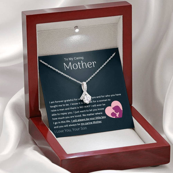 To My Loving Mother - You are my sunshine, I will always be your little boy (Limited Time Offer) - Alluring Beauty Necklace