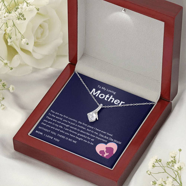 To My Loving Mother - Without You, There Is No Me (Limited Time Offer) - Alluring Beauty Necklace