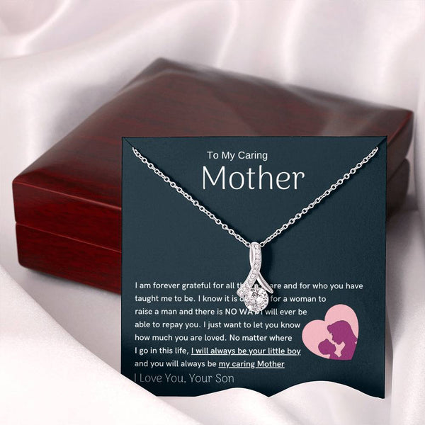 To My Loving Mother - You are my sunshine, I will always be your little boy (Limited Time Offer) - Alluring Beauty Necklace