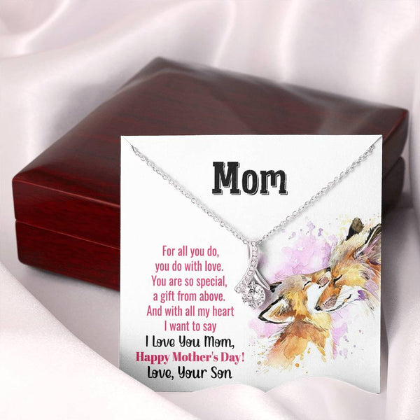 To My Mom - You Are So Special (Limited Time Offer) - Alluring Beauty Necklace