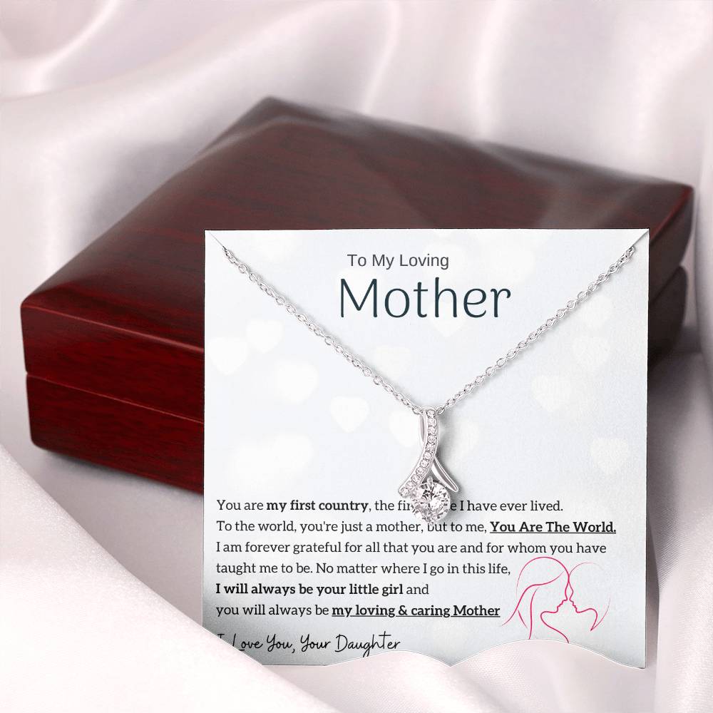 To My Loving Mother - You are my sunshine, I will always be your little girl (Limited Time Offer) - Alluring Beauty Necklace