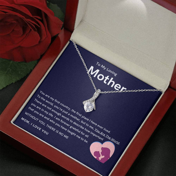 To My Loving Mother - Without You, There Is No Me (Limited Time Offer) - Alluring Beauty Necklace