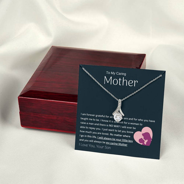 To My Loving Mother - You are my sunshine, I will always be your little boy (Limited Time Offer) - Alluring Beauty Necklace