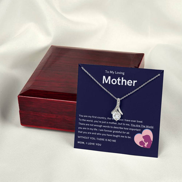 To My Loving Mother - Without You, There Is No Me (Limited Time Offer) - Alluring Beauty Necklace