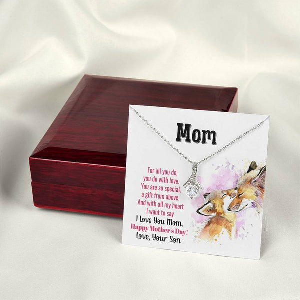To My Mom - You Are So Special (Limited Time Offer) - Alluring Beauty Necklace