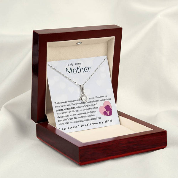 To My Loving Mother - You are my sunshine! (Limited Time Offer) - Alluring Beauty Necklace