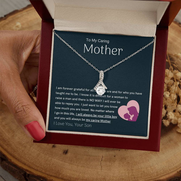 To My Loving Mother - You are my sunshine, I will always be your little boy (Limited Time Offer) - Alluring Beauty Necklace