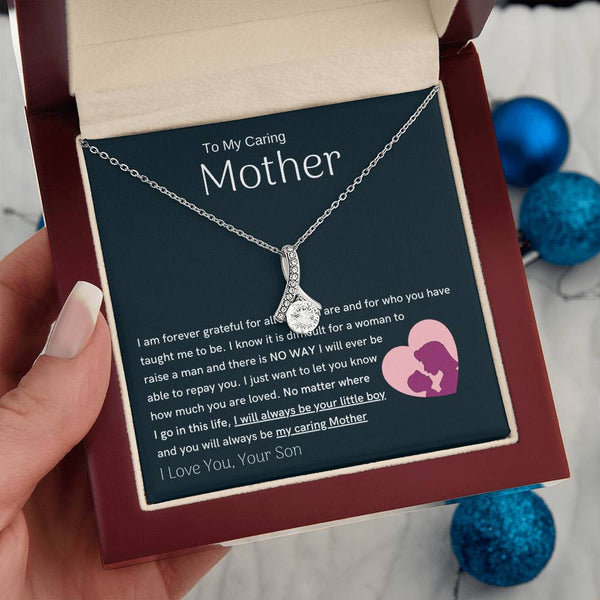 To My Loving Mother - You are my sunshine, I will always be your little boy (Limited Time Offer) - Alluring Beauty Necklace