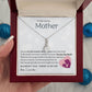 To My Loving Mother - You Are The World To Me! (Limited Time Offer) - Alluring Beauty Necklace