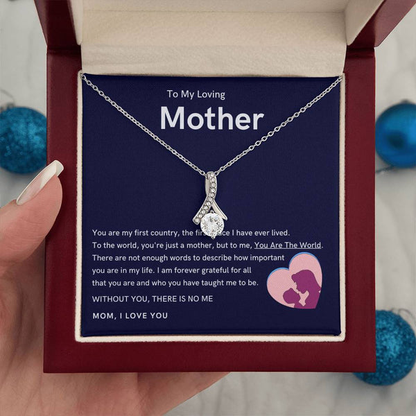 To My Loving Mother - Without You, There Is No Me (Limited Time Offer) - Alluring Beauty Necklace