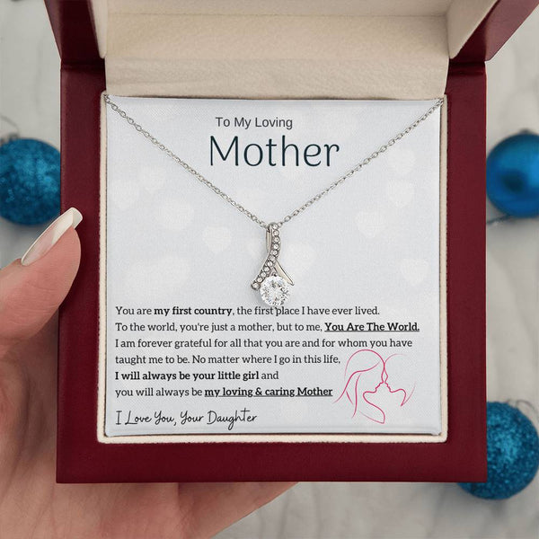 To My Loving Mother - You are my sunshine, I will always be your little girl (Limited Time Offer) - Alluring Beauty Necklace