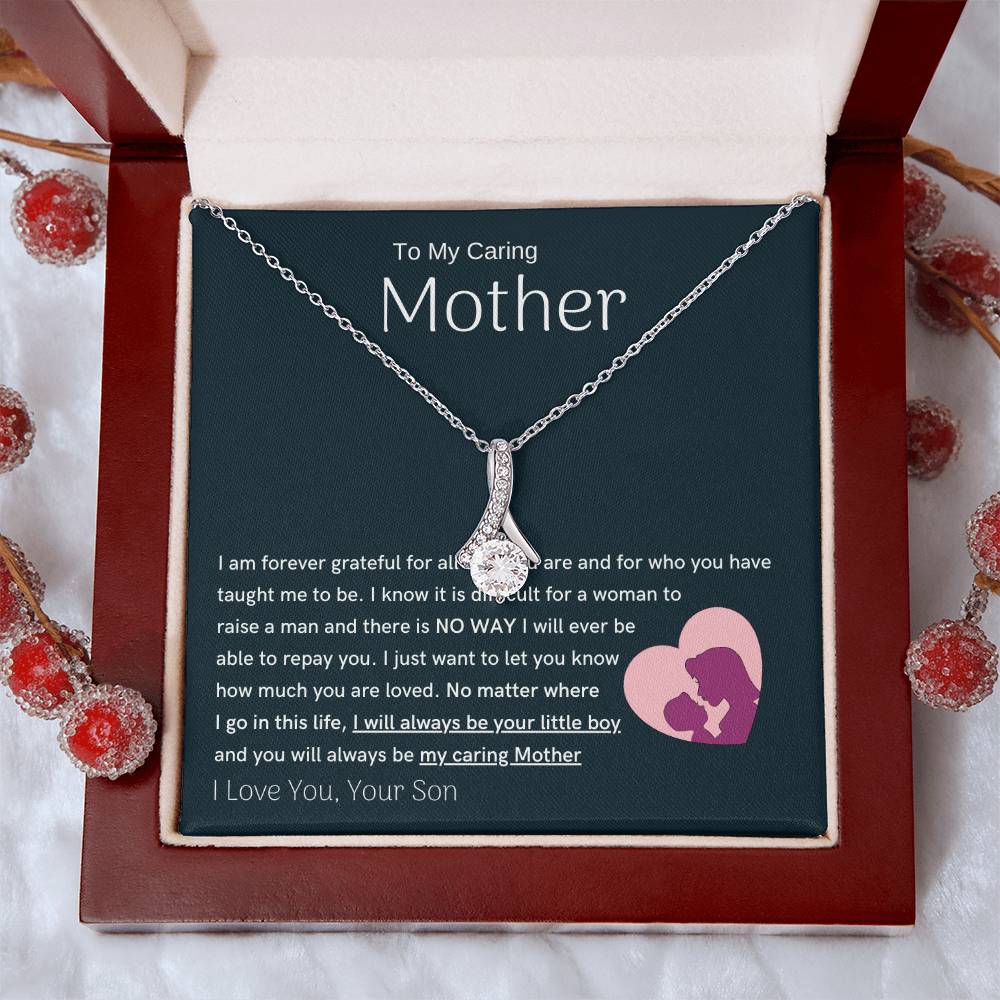 To My Loving Mother - You are my sunshine, I will always be your little boy (Limited Time Offer) - Alluring Beauty Necklace