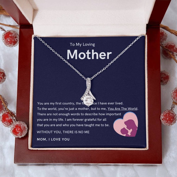 To My Loving Mother - Without You, There Is No Me (Limited Time Offer) - Alluring Beauty Necklace