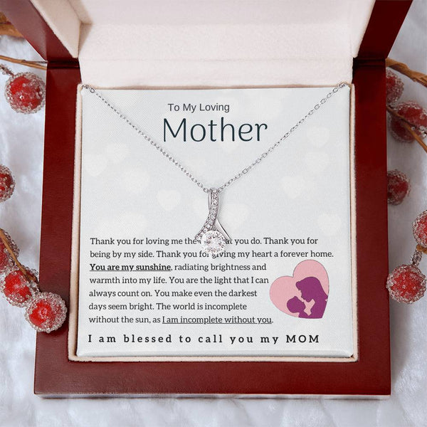 To My Loving Mother - You are my sunshine! (Limited Time Offer) - Alluring Beauty Necklace