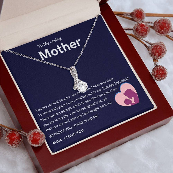 To My Loving Mother - Without You, There Is No Me (Limited Time Offer) - Alluring Beauty Necklace