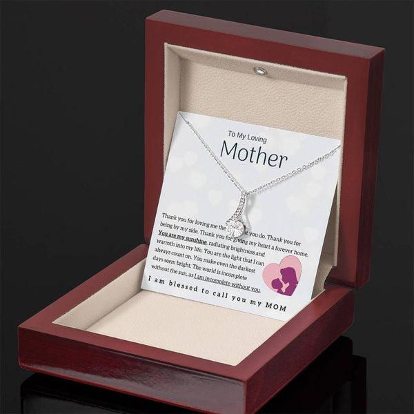 To My Loving Mother - You are my sunshine! (Limited Time Offer) - Alluring Beauty Necklace