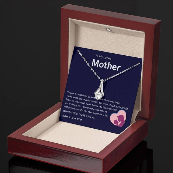 To My Loving Mother - Without You, There Is No Me (Limited Time Offer) - Alluring Beauty Necklace