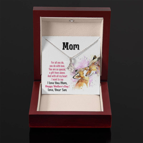 To My Mom - You Are So Special (Limited Time Offer) - Alluring Beauty Necklace
