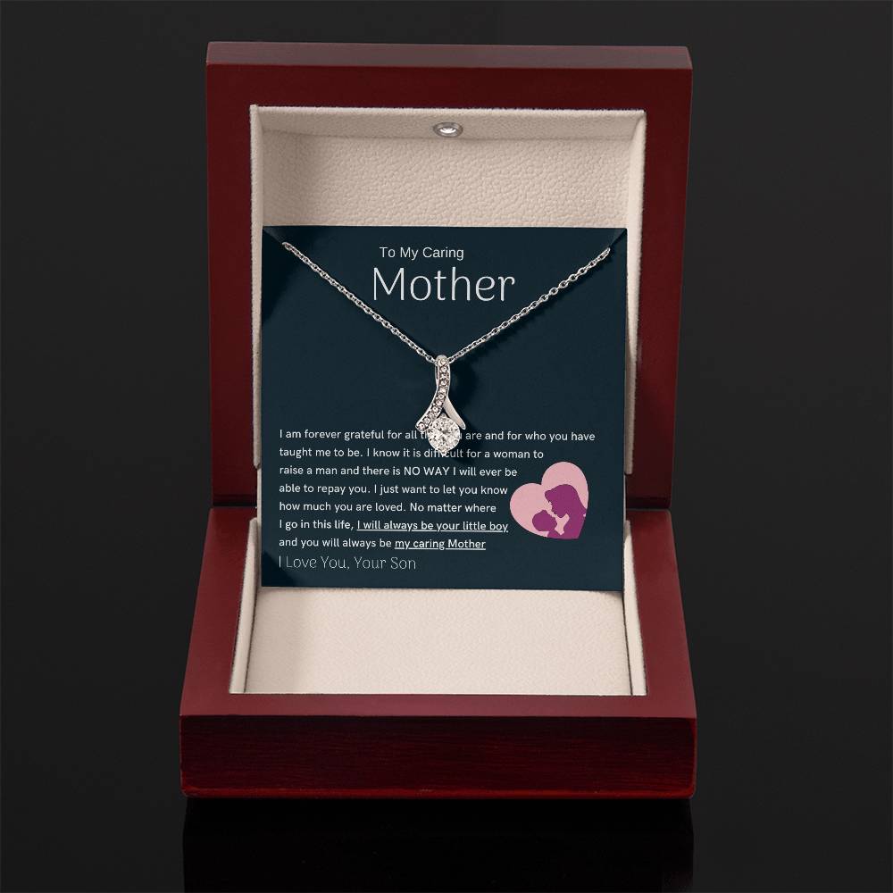 To My Loving Mother - You are my sunshine, I will always be your little boy (Limited Time Offer) - Alluring Beauty Necklace