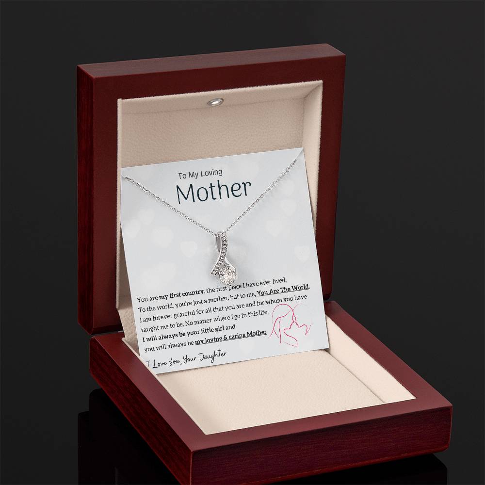 To My Loving Mother - You are my sunshine, I will always be your little girl (Limited Time Offer) - Alluring Beauty Necklace