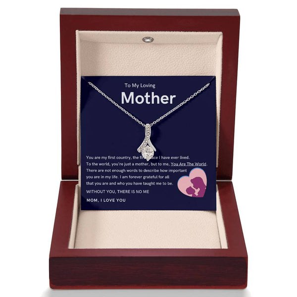 To My Loving Mother - Without You, There Is No Me (Limited Time Offer) - Alluring Beauty Necklace