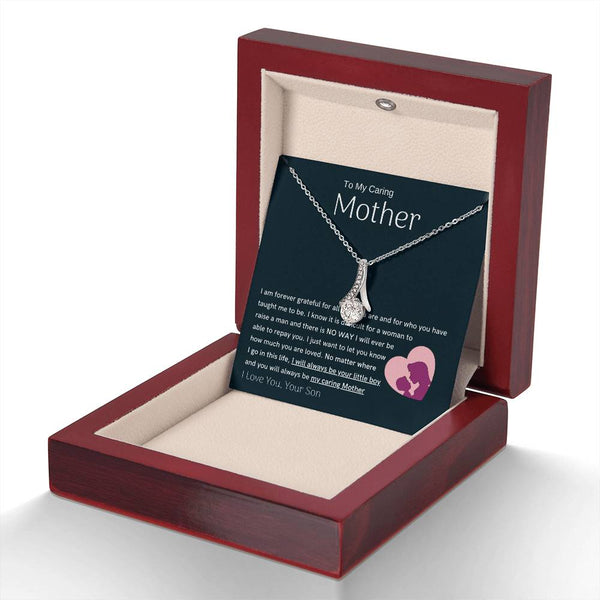 To My Loving Mother - You are my sunshine, I will always be your little boy (Limited Time Offer) - Alluring Beauty Necklace