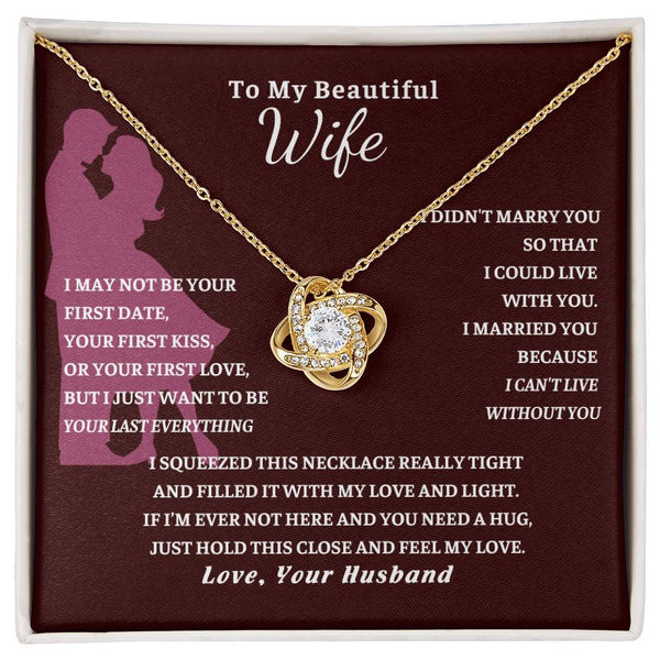 To My Wife , Gift For Soulmate , Gift For Wife, Wife Birthday Gift, Anniversary Gift For Wife, Wife Necklace , Christmas Gift For Her