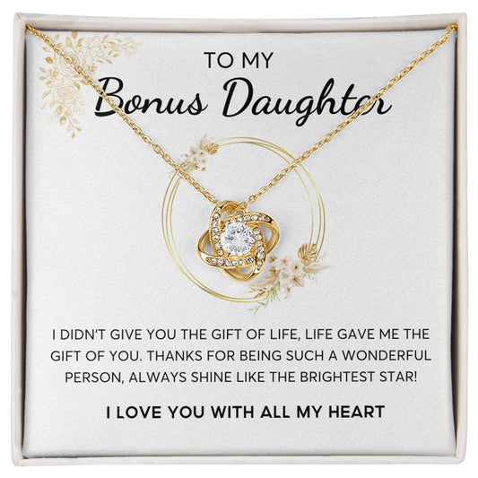 Bonus Daughter Present , Daughter in Law Gift, Bonus Daughter Jewelry , Heart Shape ,Gift