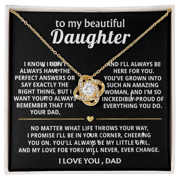 To My Beautiful Daughter, I'm always here for you, my amazing girl.