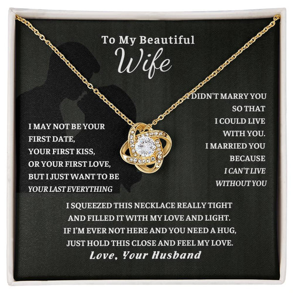 Gift For Wife, Wife Birthday Gift, Anniversary Gift For Wife, Wife Necklace , Love Card
