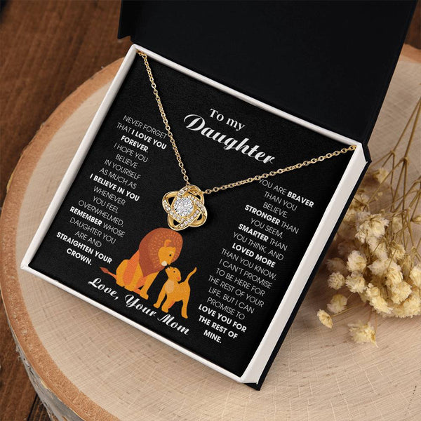 [ Few left only ] To My Daughter From Mom, Never Forget That I Love You Forever (Love knot)