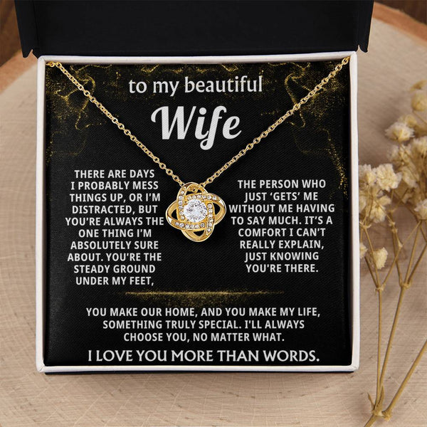 To My Wife, You are my steady ground.