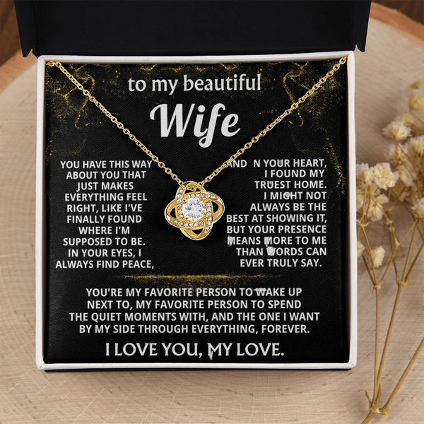 To My Wife, You are my forever home.