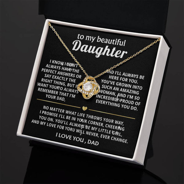 To My Beautiful Daughter, I'm always here for you, my amazing girl.