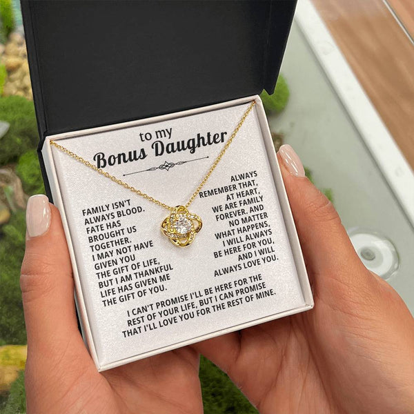 To My Bonus Daughter, FATE HAS BROUGHT US TOGETHER ( Love Knot )