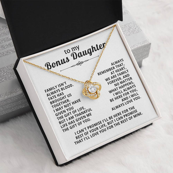 To My Bonus Daughter, FATE HAS BROUGHT US TOGETHER ( Love Knot )