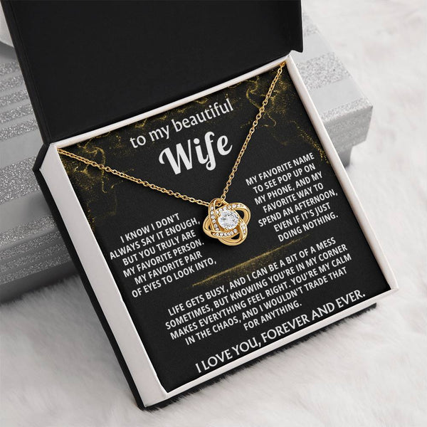 To My Wife, You are my favorite person, always.