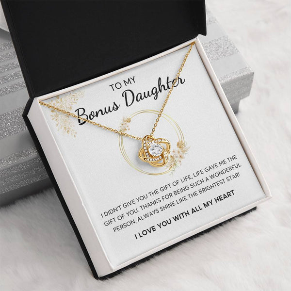 Bonus Daughter Present , Daughter in Law Gift, Bonus Daughter Jewelry , Heart Shape ,Gift