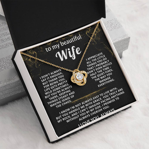 To My Wife, Thank you for being my rock.