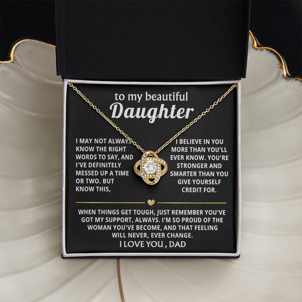 To My Beautiful Daughter, I'm so proud of the woman you've become. — [Lux] - Love Knot