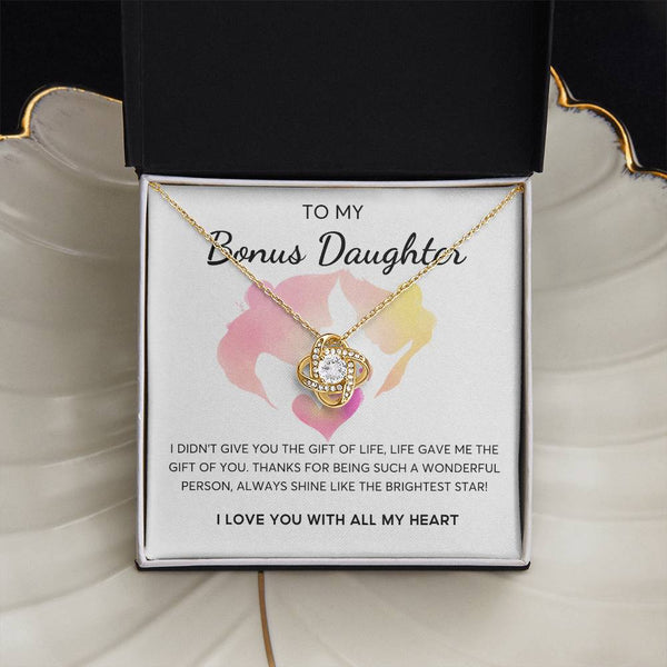 Bonus Daughter Gift, Daughter in Law Gift, Birthday Gift Daugther in Law, Top Gift for Girls , Love Knot