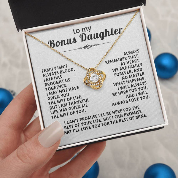 To My Bonus Daughter, FATE HAS BROUGHT US TOGETHER ( Love Knot )