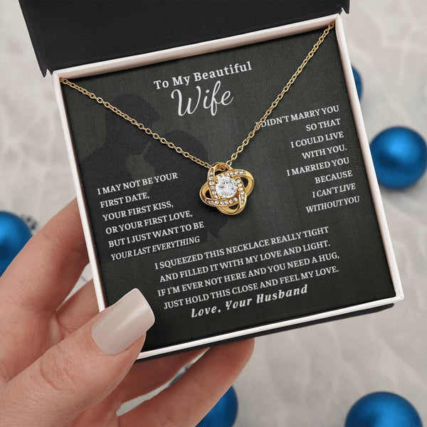 Gift For Wife, Wife Birthday Gift, Anniversary Gift For Wife, Wife Necklace , Love Card